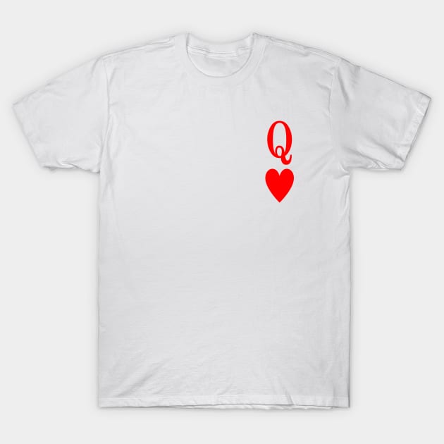 Queen of Hearts T-Shirt by jverdi28